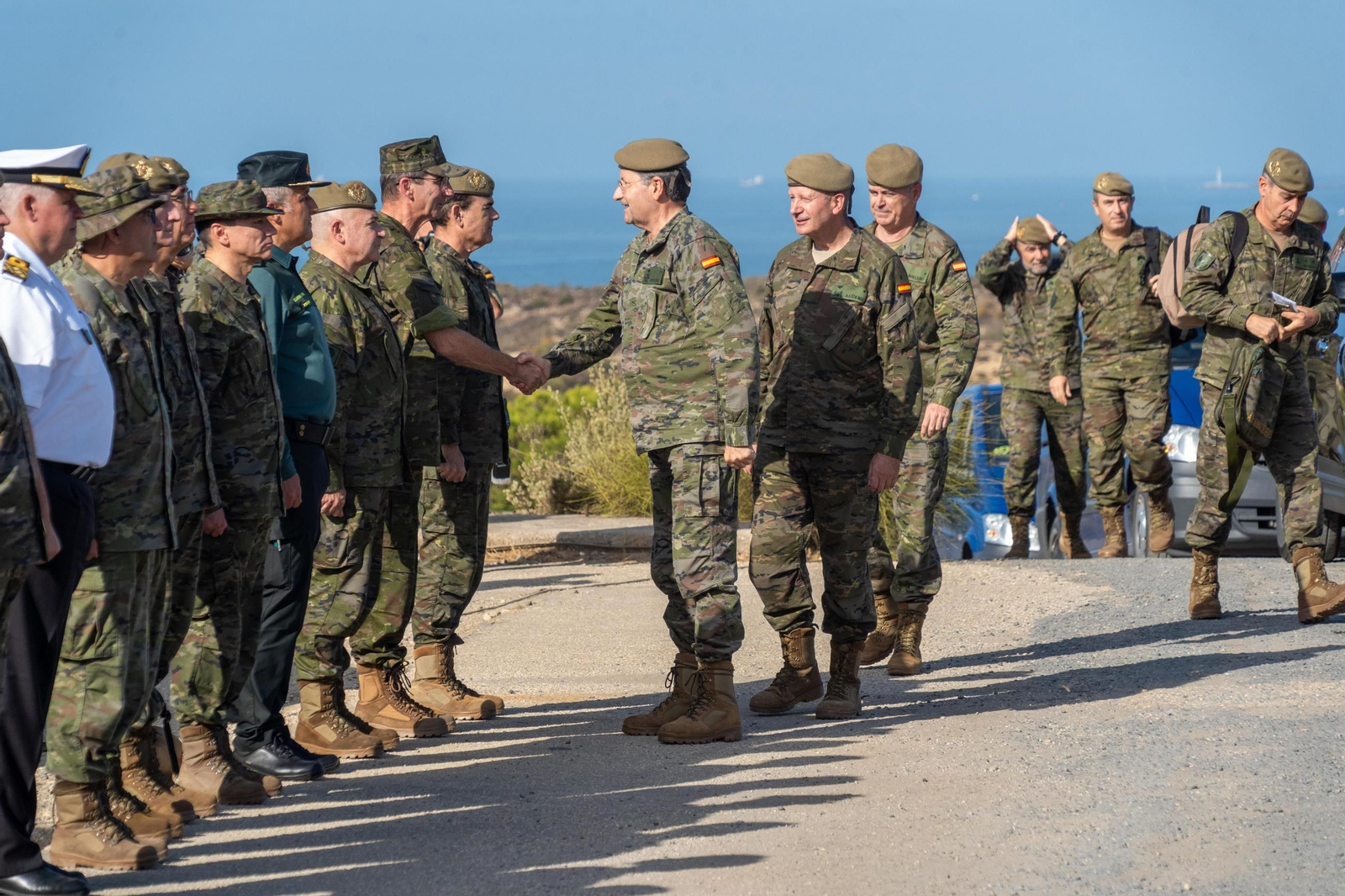Las espectaculares imágenes del `Atlas 25´, ensayo militar contra drones en Huelva