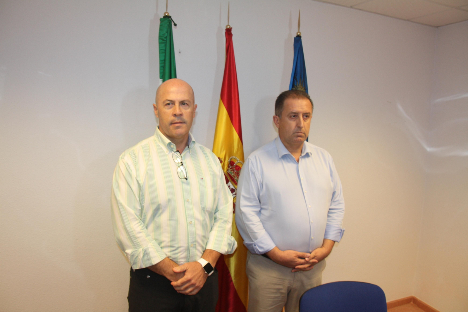 Antonio López y Francisco Barrionuevo, los dos ediles que han renunciado a seguir en Vox.