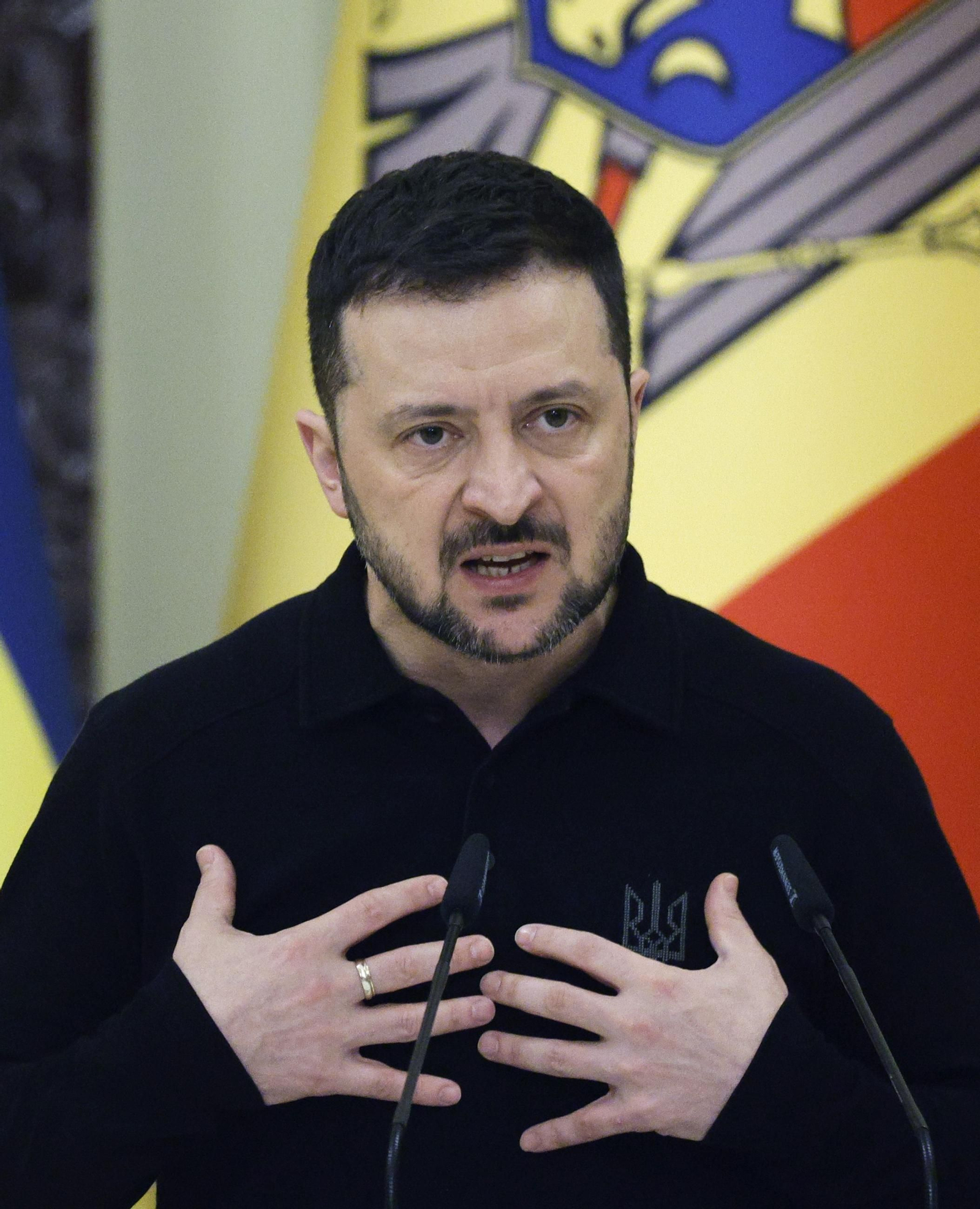 El presidente de Ucrania, Volodimir Zelenski.