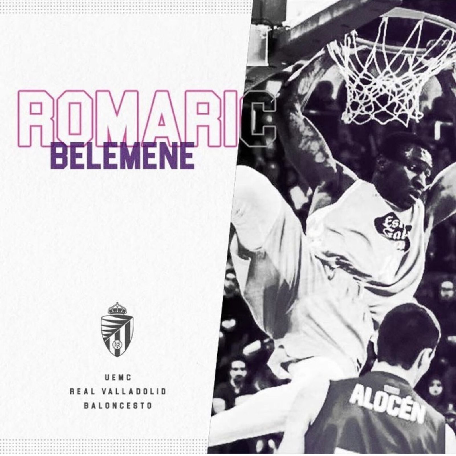 Romaric Belemene, con el Real Valladolid.