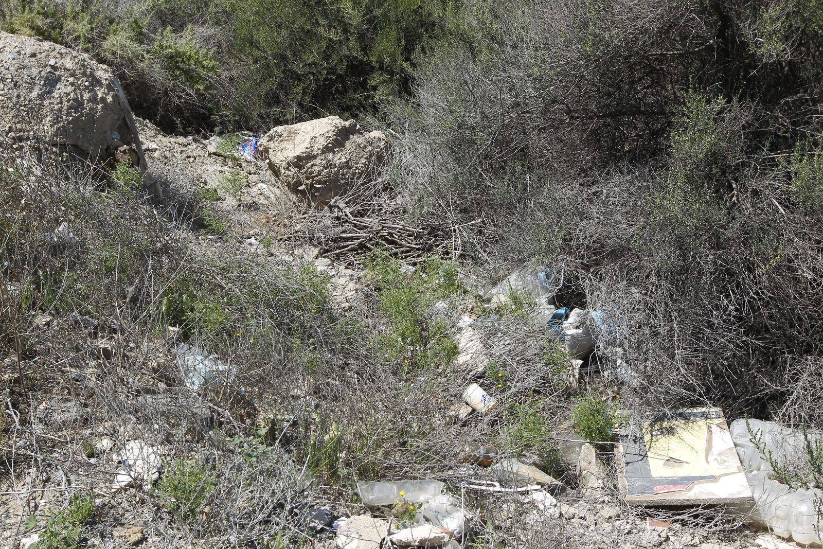 Fotogalería basura en el Desierto de Tabernas