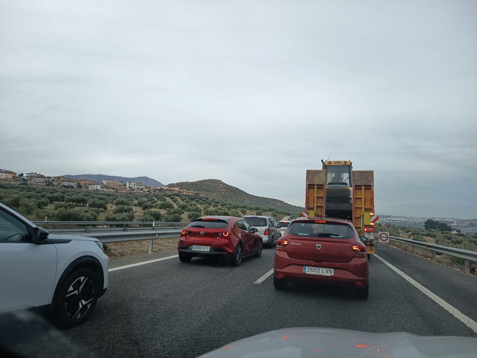 Retenciones en la A-44.