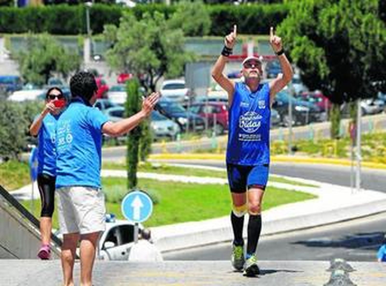 Eduardo Rangel corrió el año pasado por etapas 250 kilómetros entre Sanlúcar de Barrameda y Córdoba.