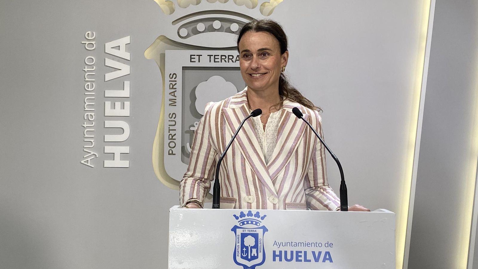 Adela de Mora, teniente alcalde de Empleo, Vivienda, Desarrollo Económico y Fondos Europeos del Ayuntamiento de Huelva.
