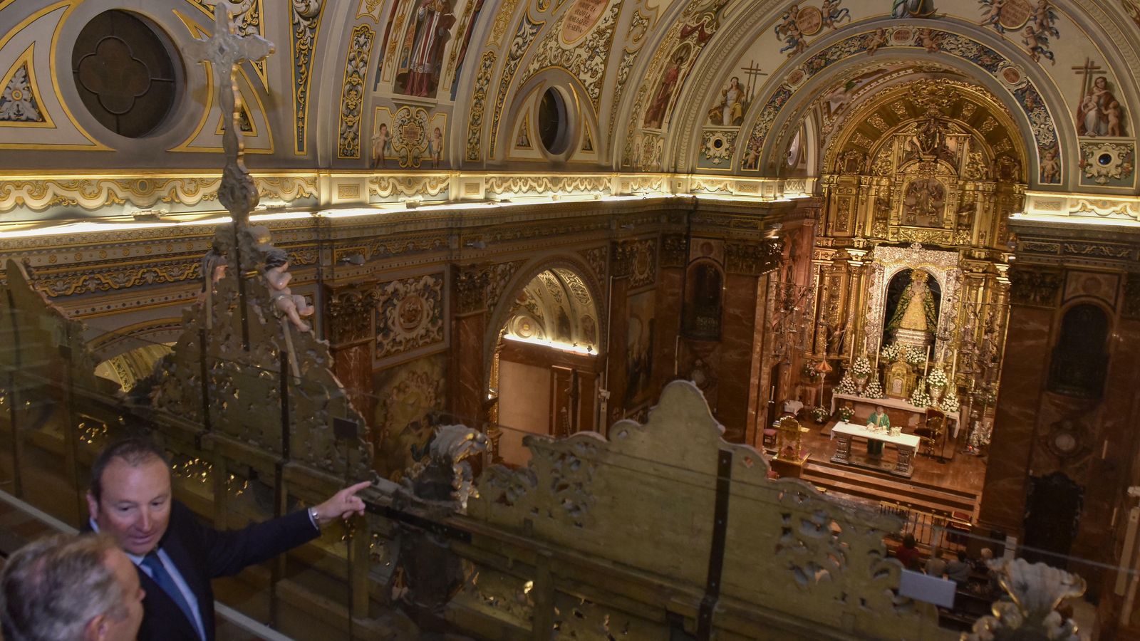 La basílica desde el coro.