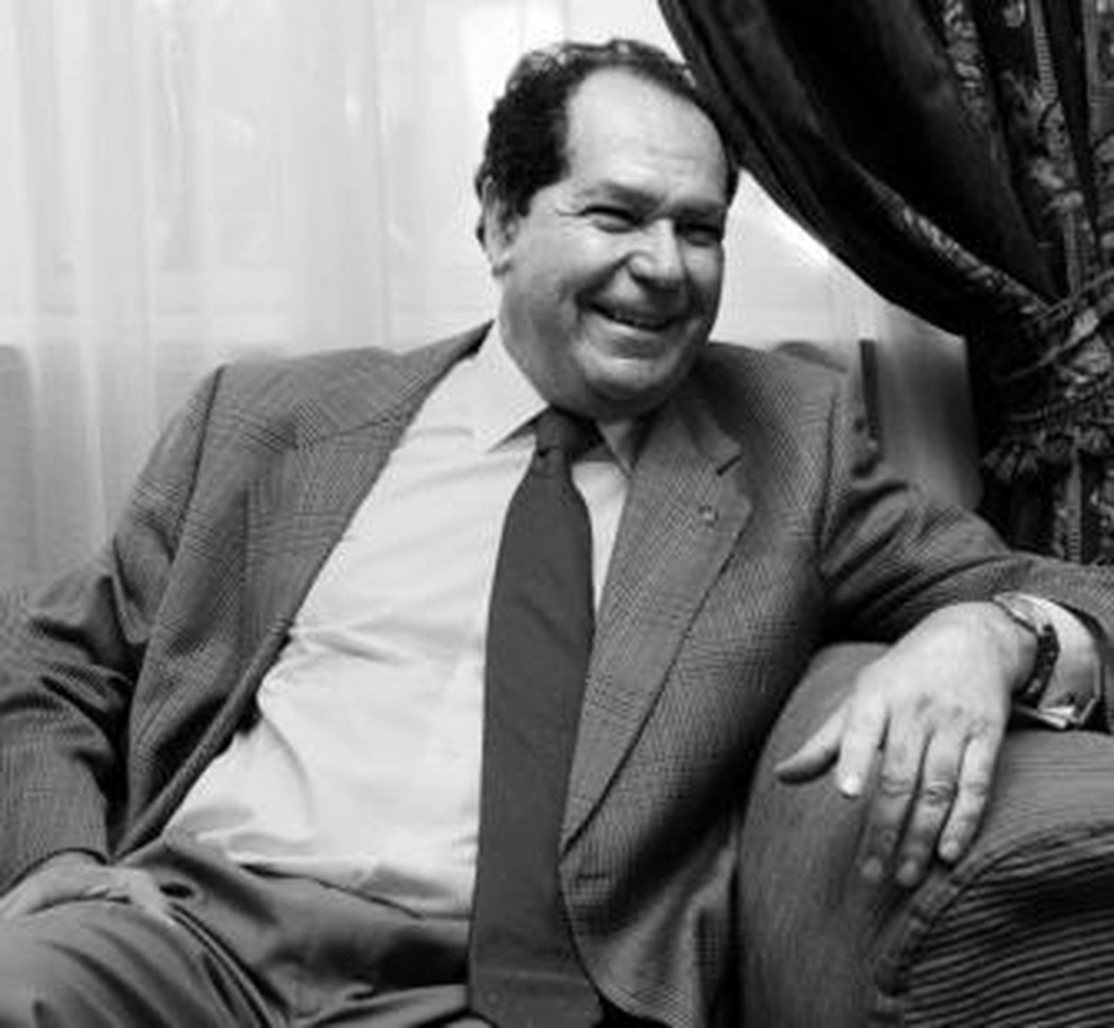 Nicolás Ollero, durante la conversación en el hotel Inglaterra.