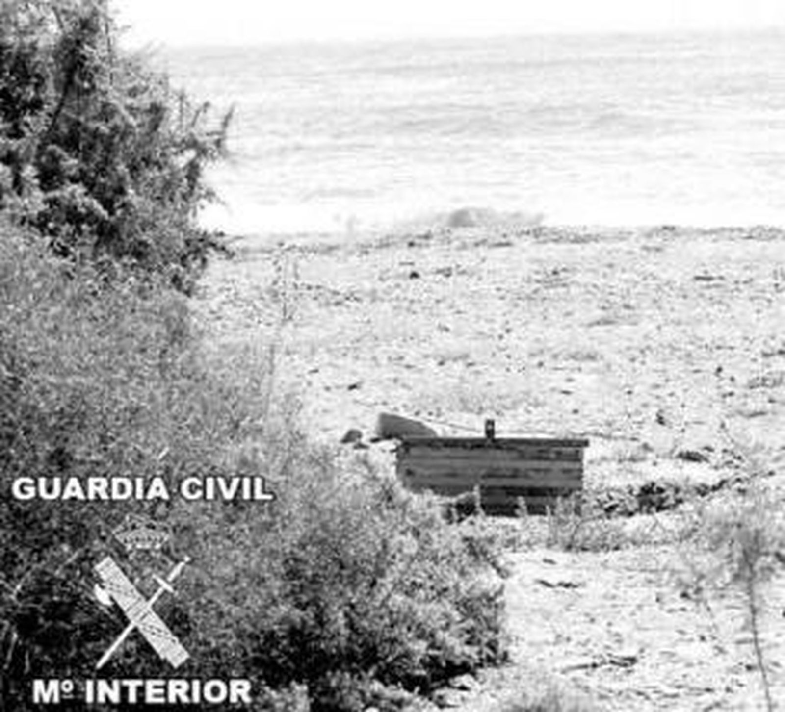 Uno de los zulos encontrados en la Cala de Enmedio, Níjar.