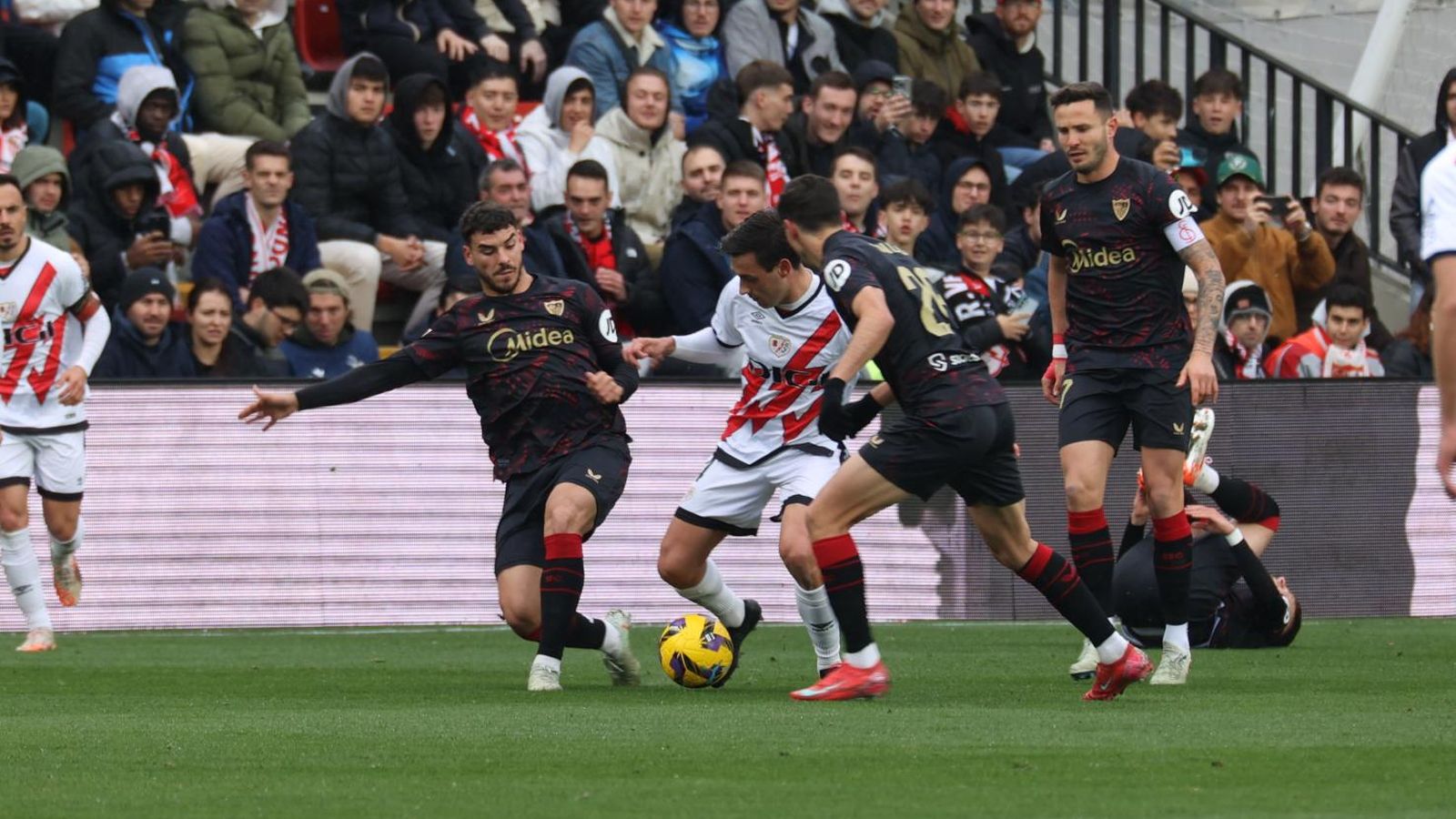 Rayo Vallecano -  Sevilla FC: todas las fotos del partido de Liga