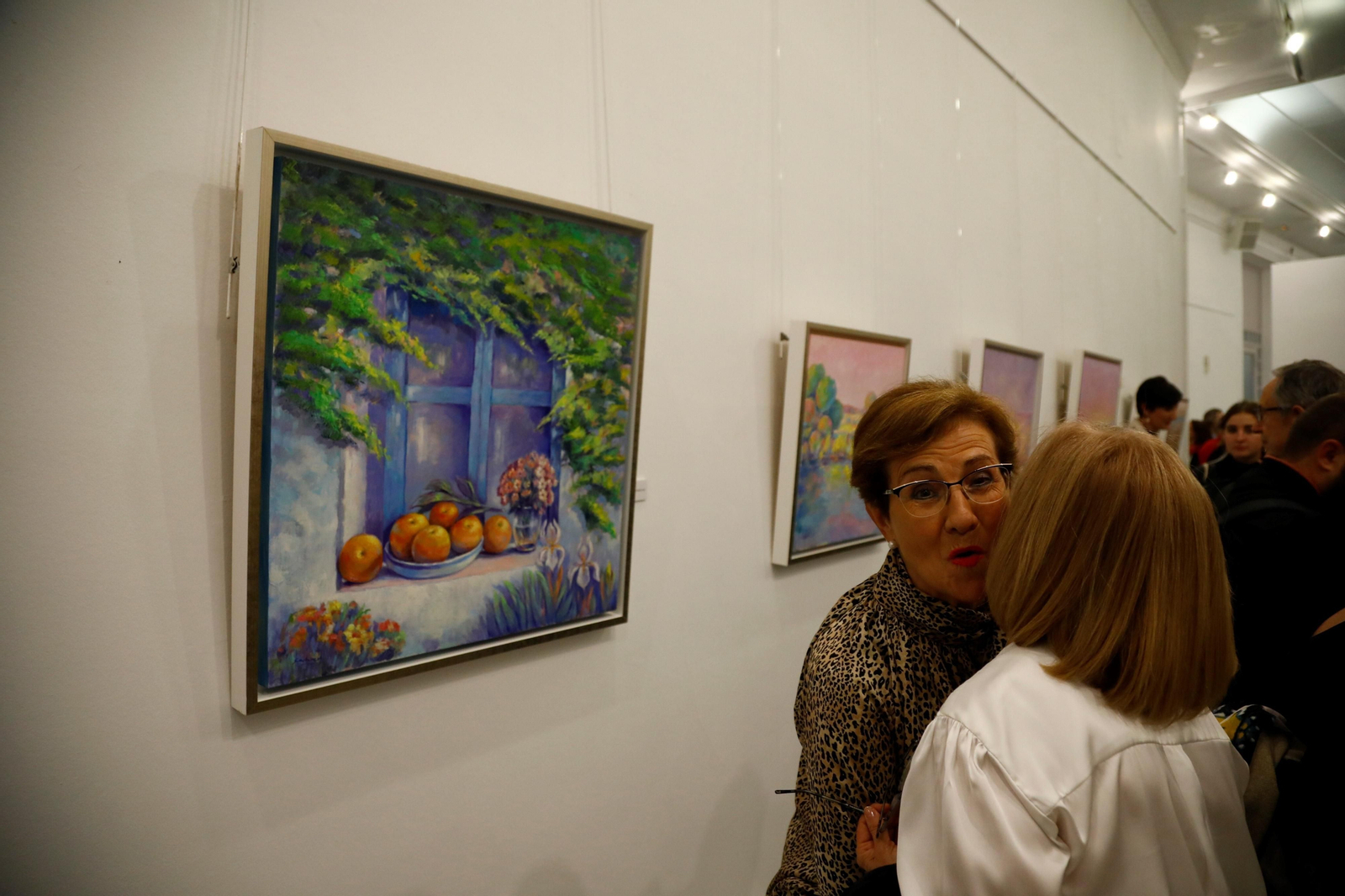 Miguel Cachinero expone su obra en el Real Círculo de la Amistad de Córdoba, en imágenes