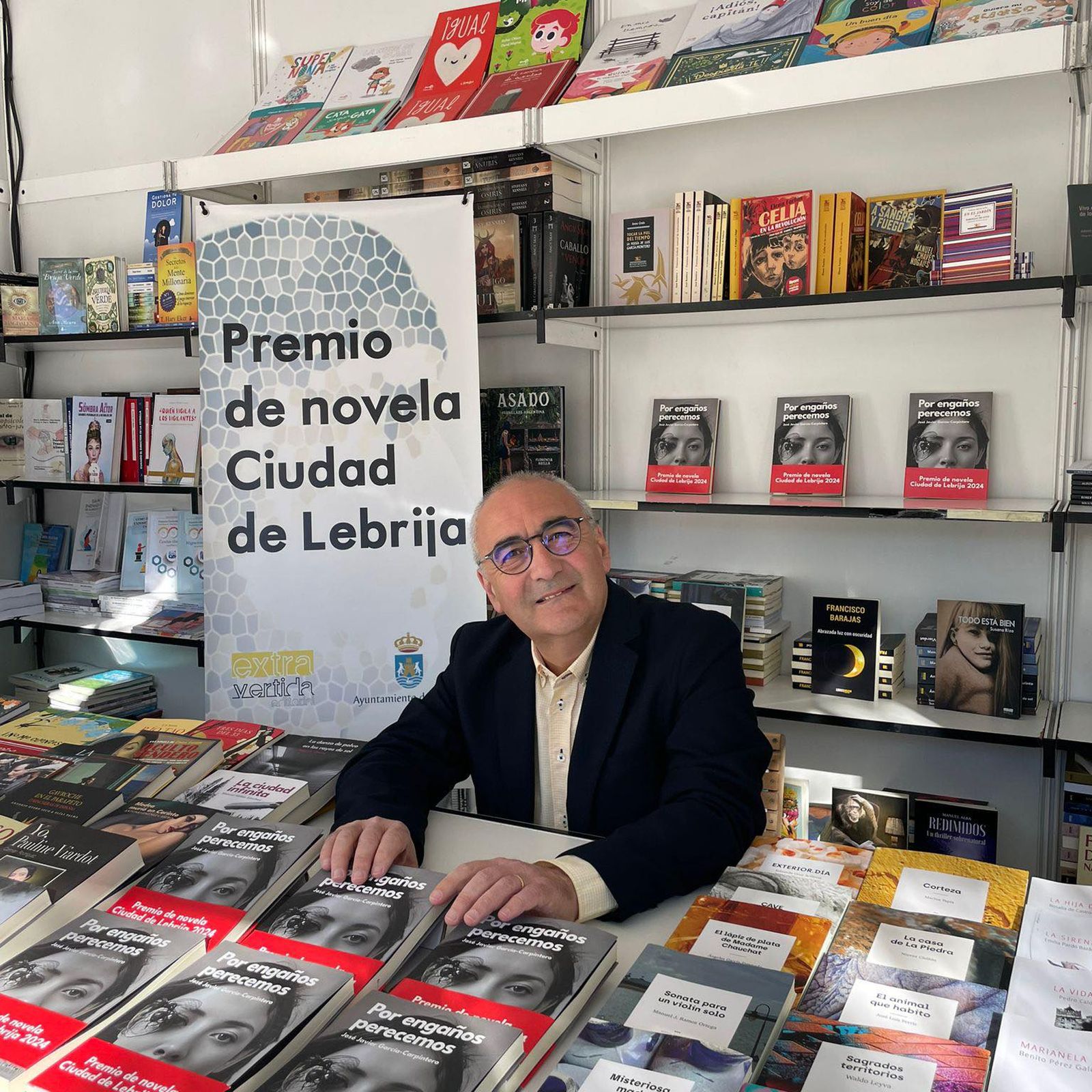 José Javier García-Carpintero, ganador del I Premio de Noveda Ciudad de Lebrija.