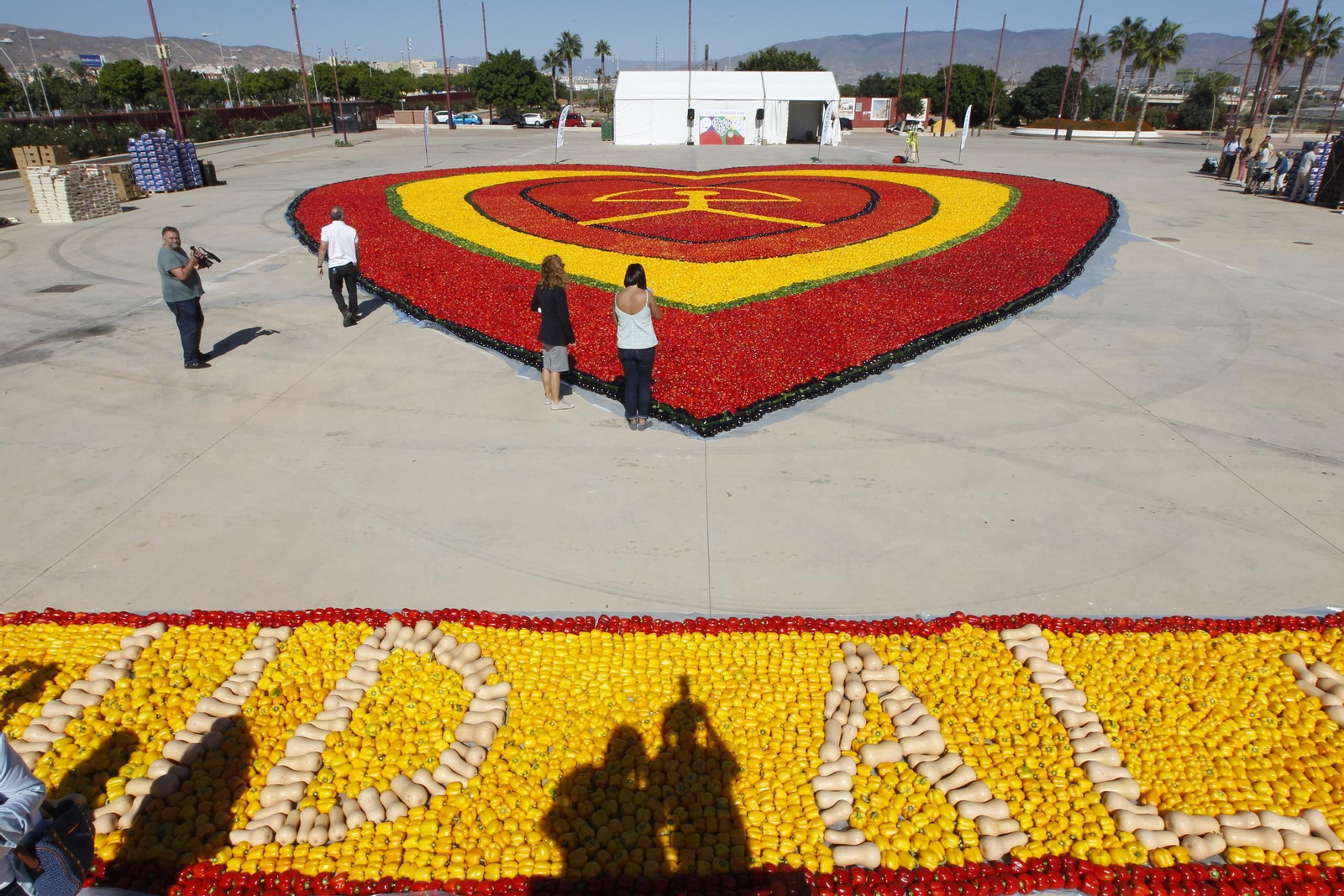 Fotogalería Récord Guinness Corazón Hortalizas Almería
