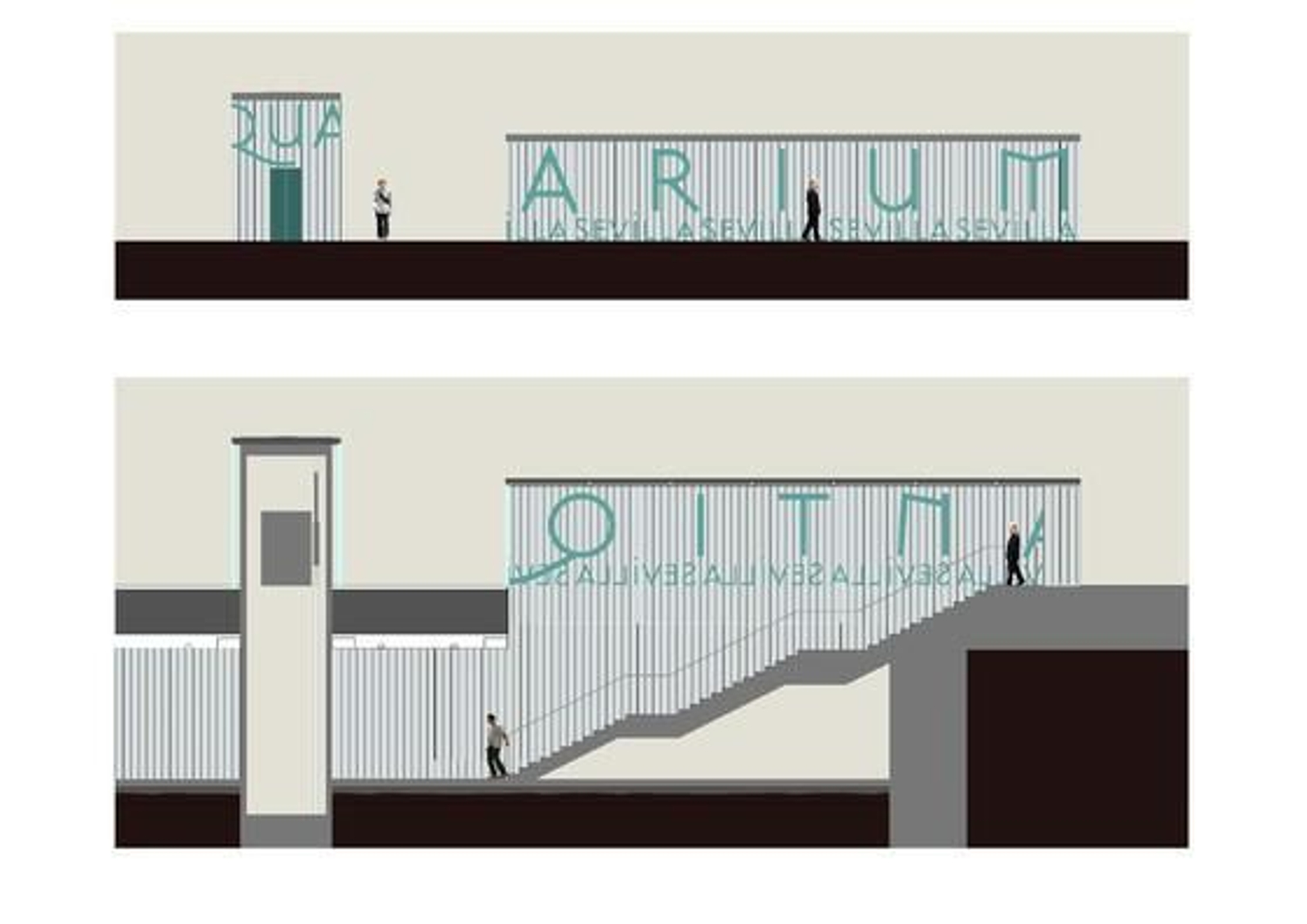 Accesos al Antiquarium.

Foto: Diario de Sevilla