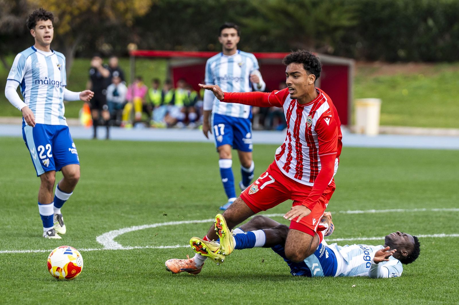 Las imágenes del Almería B y Atlético Malagueño en el Anexo de los Juegos Mediterráneos