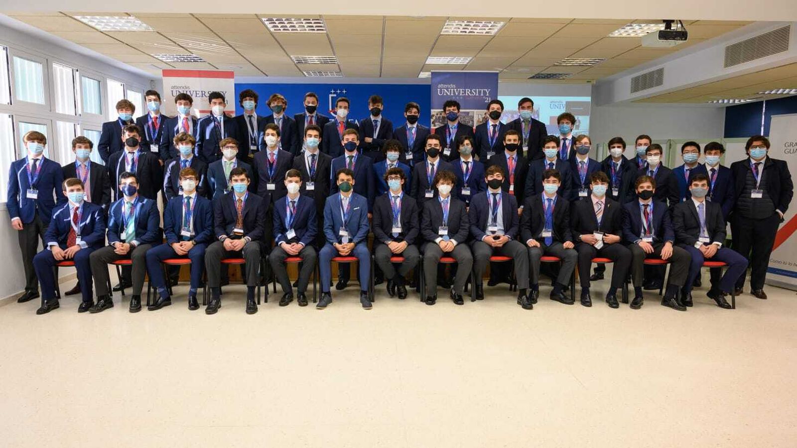 Una imagen de algunos de los alumnos participantes.