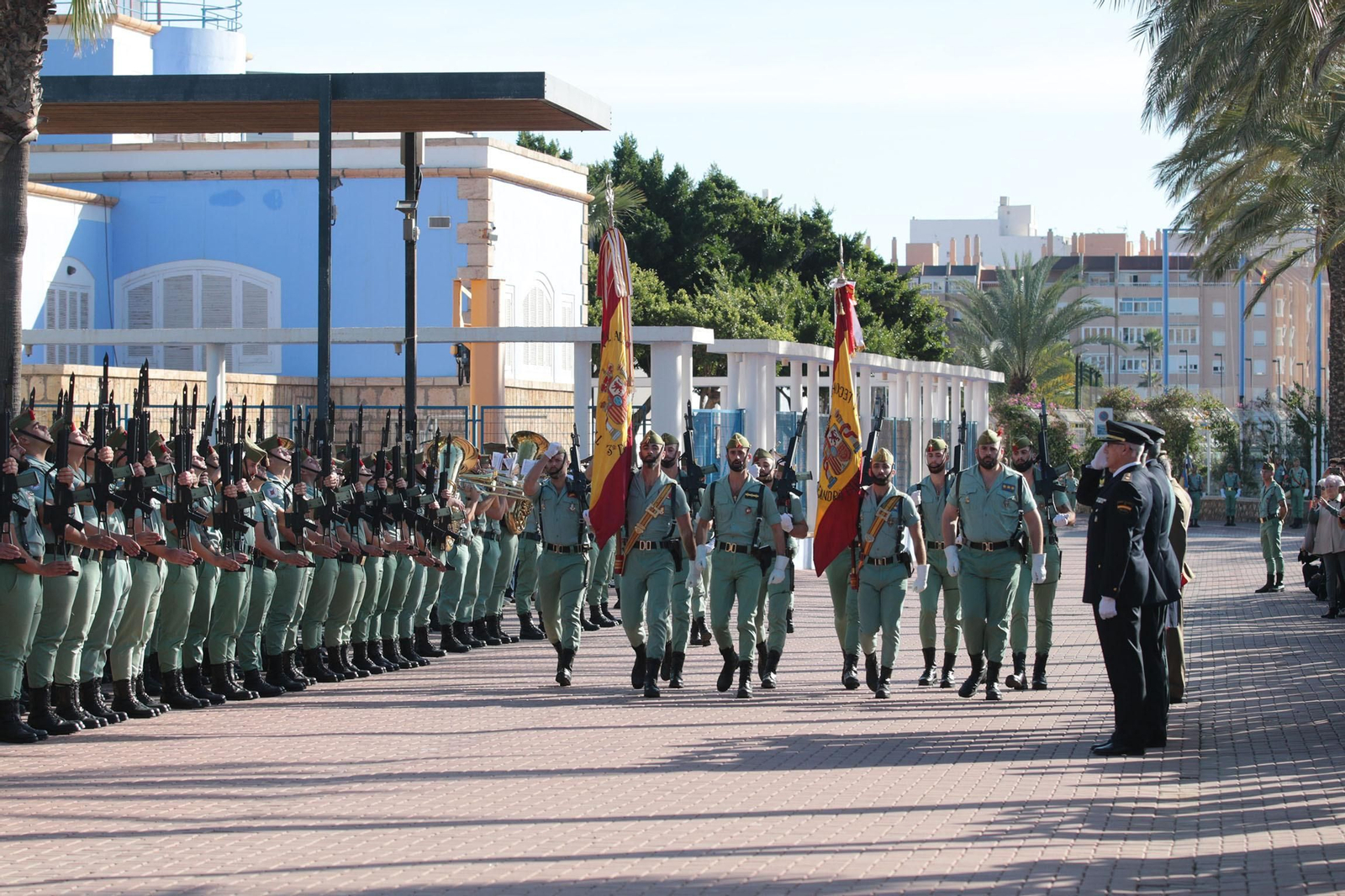 Jura de bandera civil en Las Almadrabillas
