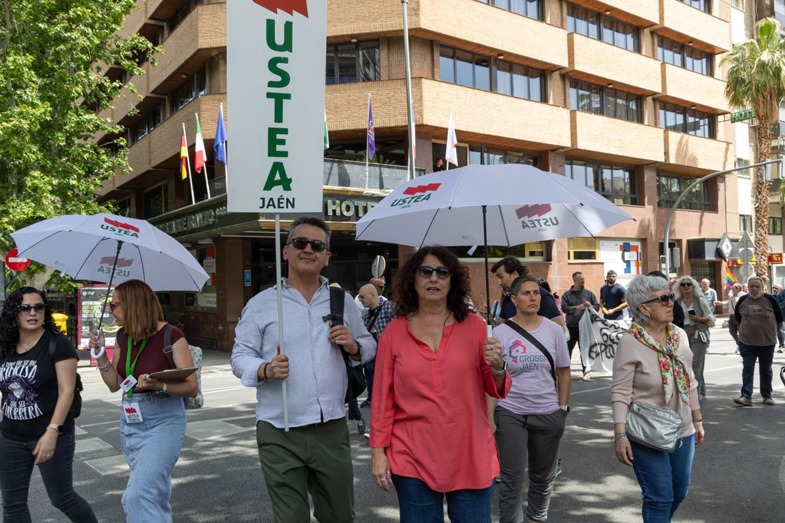 Manifestación convocada por el 1º de Mayo