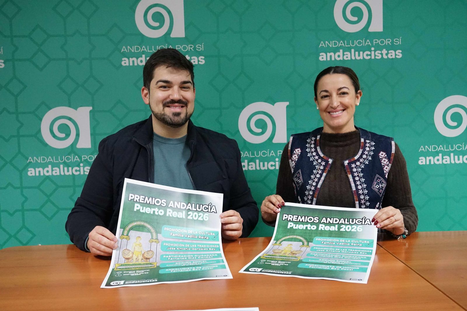 Alfredo Fernández y Sandra Rodríguez, concejales de AxSí Puerto Real