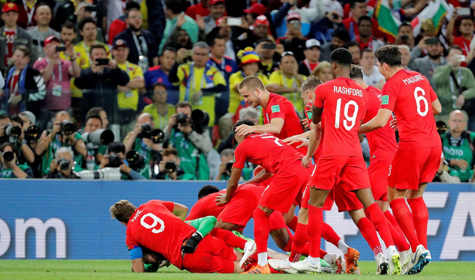 Los lanzamientos de penaltis del Colombia-Inglaterra