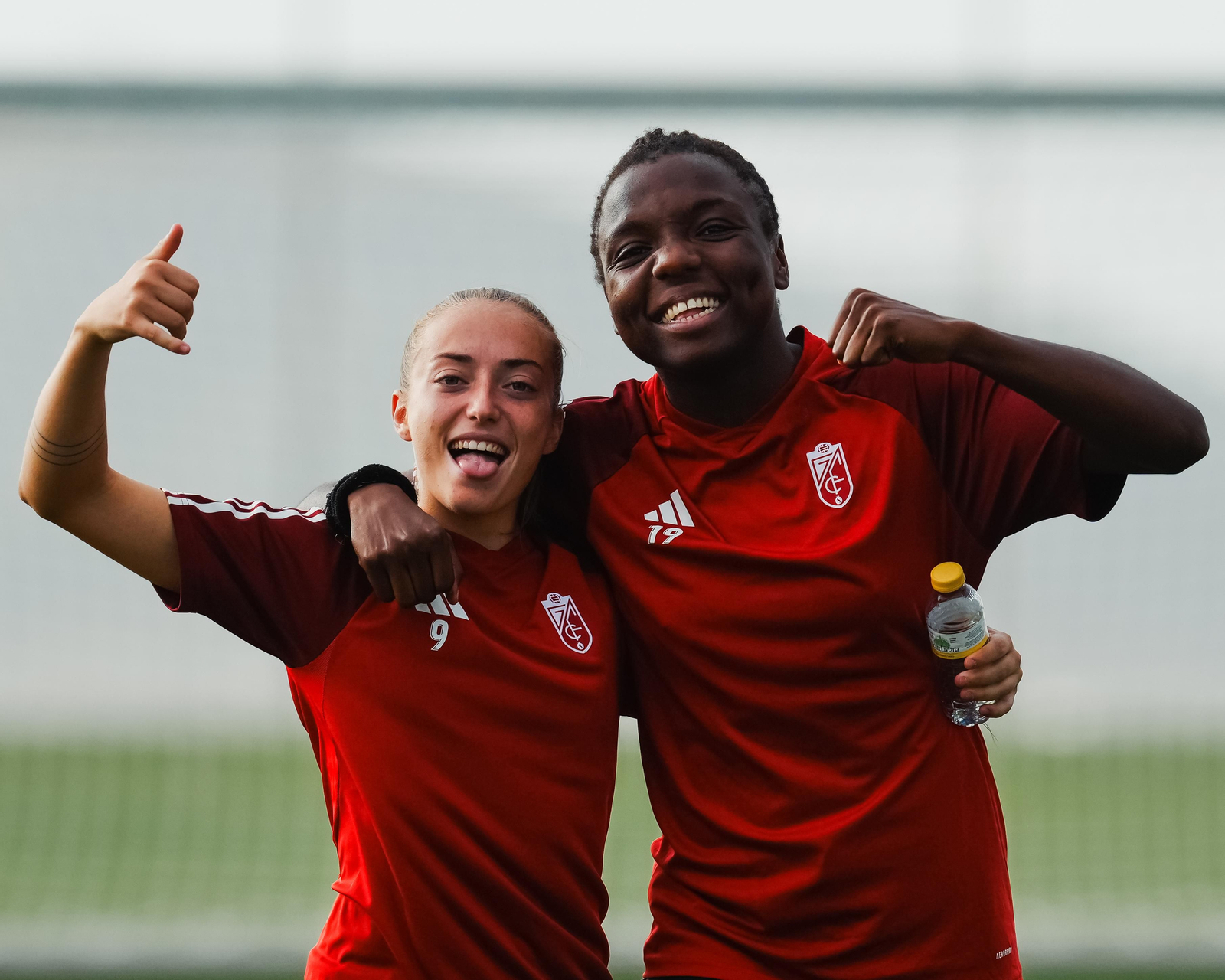 Jugadoras del Granada Femenino en un entrenamiento