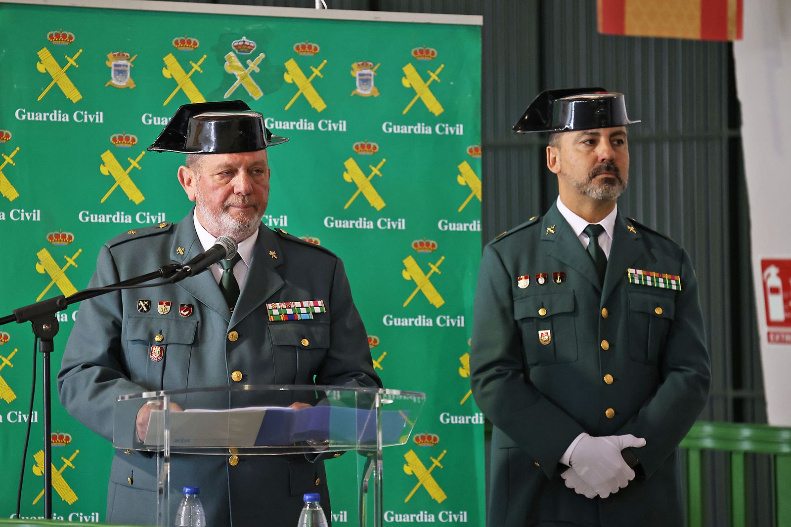 Imágenes de la jura del cargo de Julio Serrano Checa como Jefe de la Comandancia de la Guardia Civil de Huelva