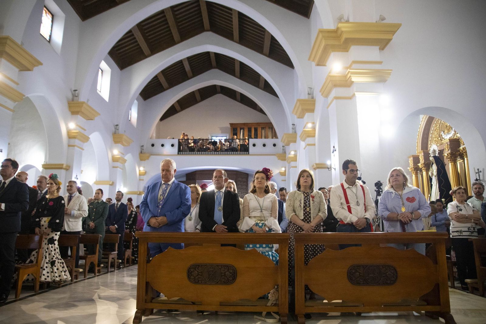 Las imágnes de la misa y procesión en honor a San Marcos en El Ejido