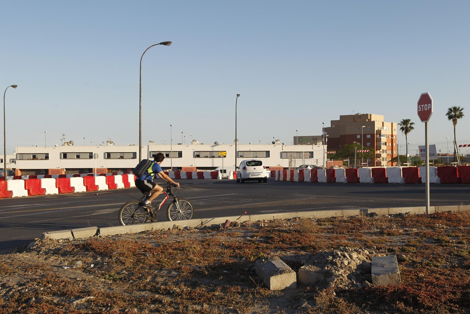 Fotogalería obras del soterramiento en Almería