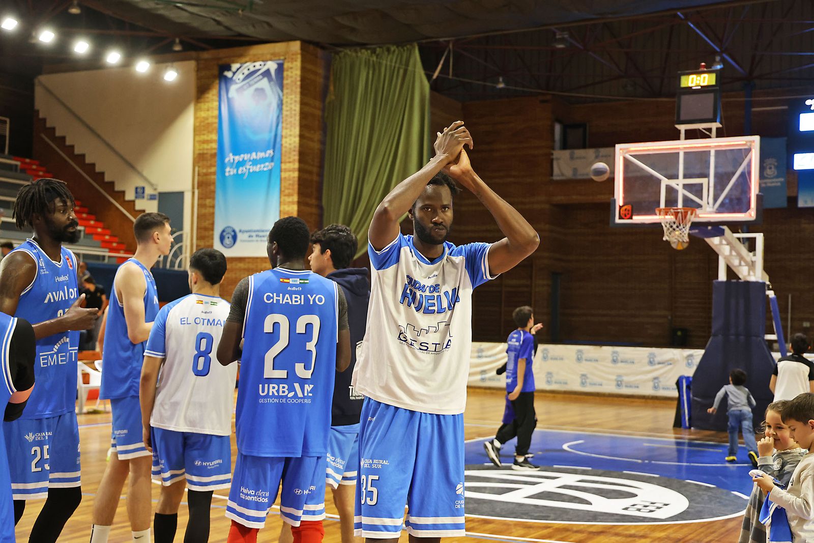Las imágenes del partido de vuelta entre el Ciudad de Huelvay el Homs UE Mataró