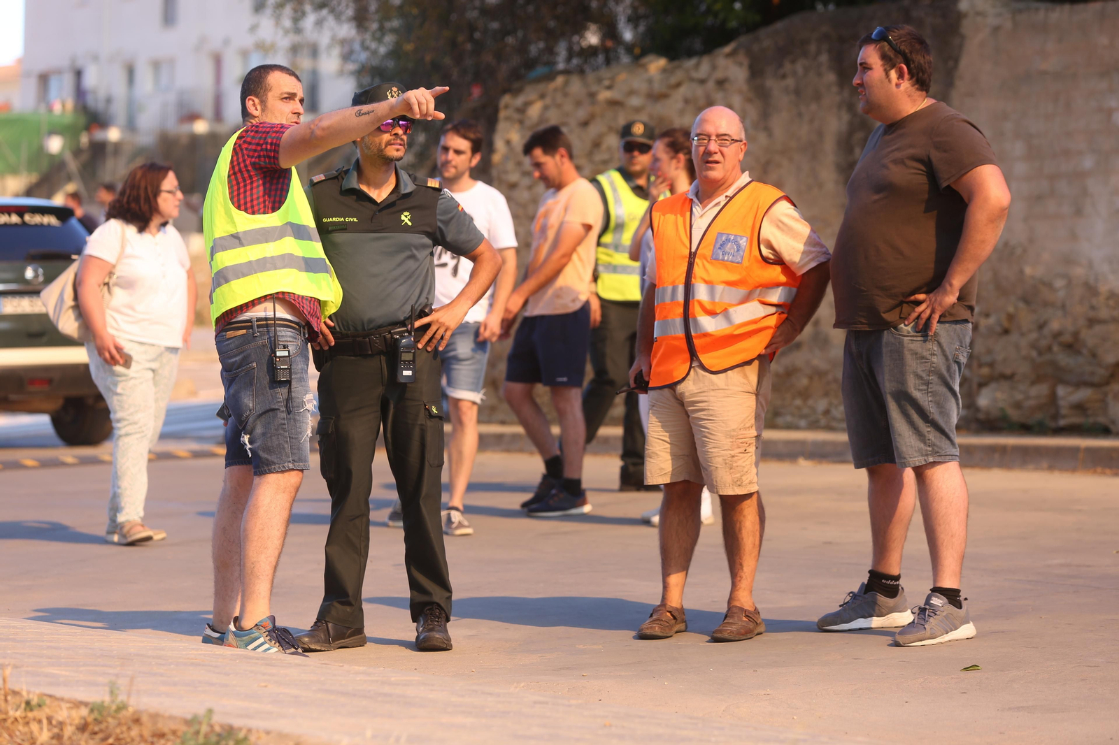 El incendio de Riotinto en imágenes