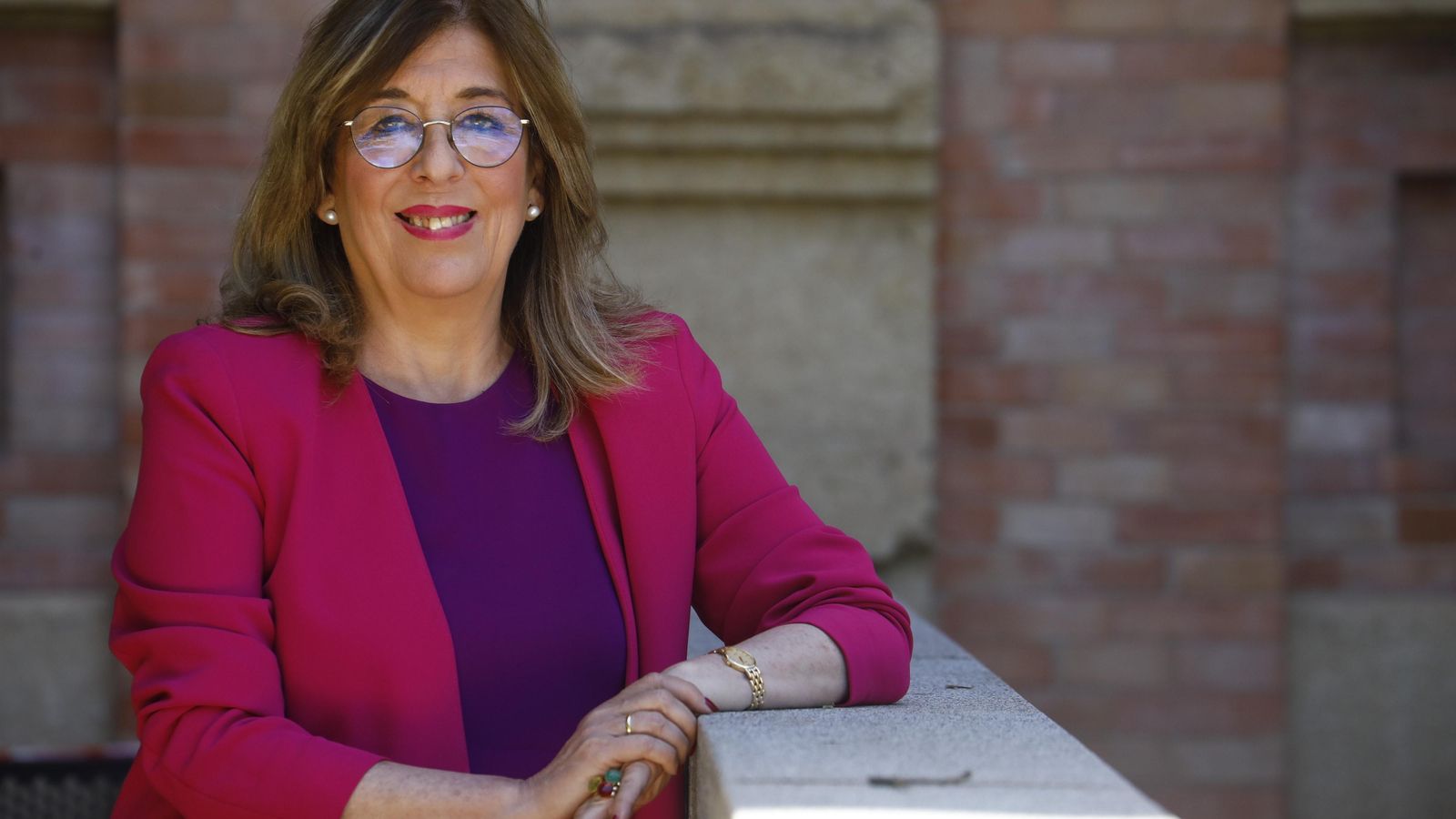 Un momento de la entrevista con Julieta Mérida.