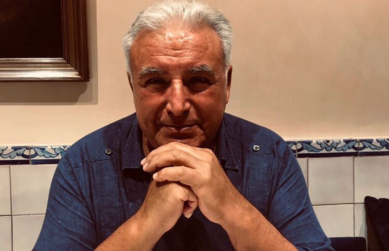 Lebrón en Casa Robles una reciente visita a Sevilla