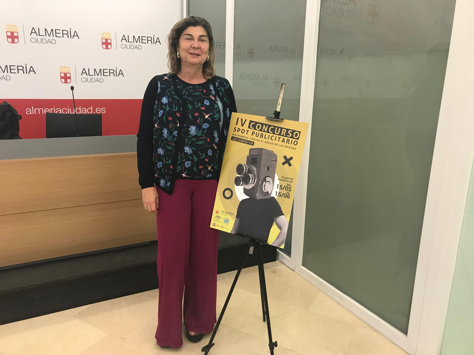 La concejala Rafaela Abad durante la presentación del concurso