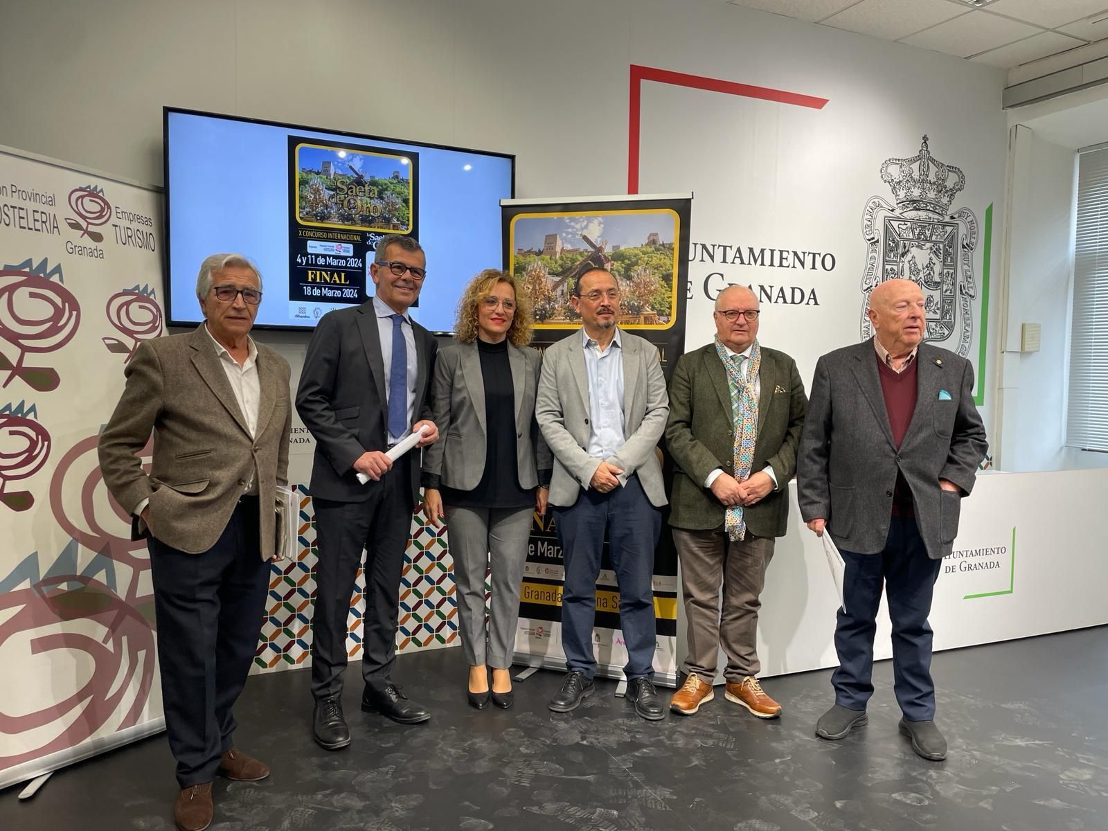 Presentación del X Concurso Internacional la “Saeta de Oro” en el Ayuntamiento de Granada