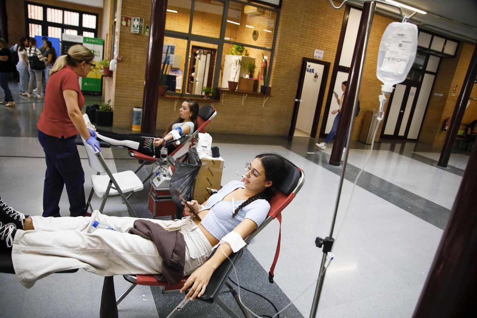 La colecta de sangre y plasma en la Universidad de Almería, en imágenes