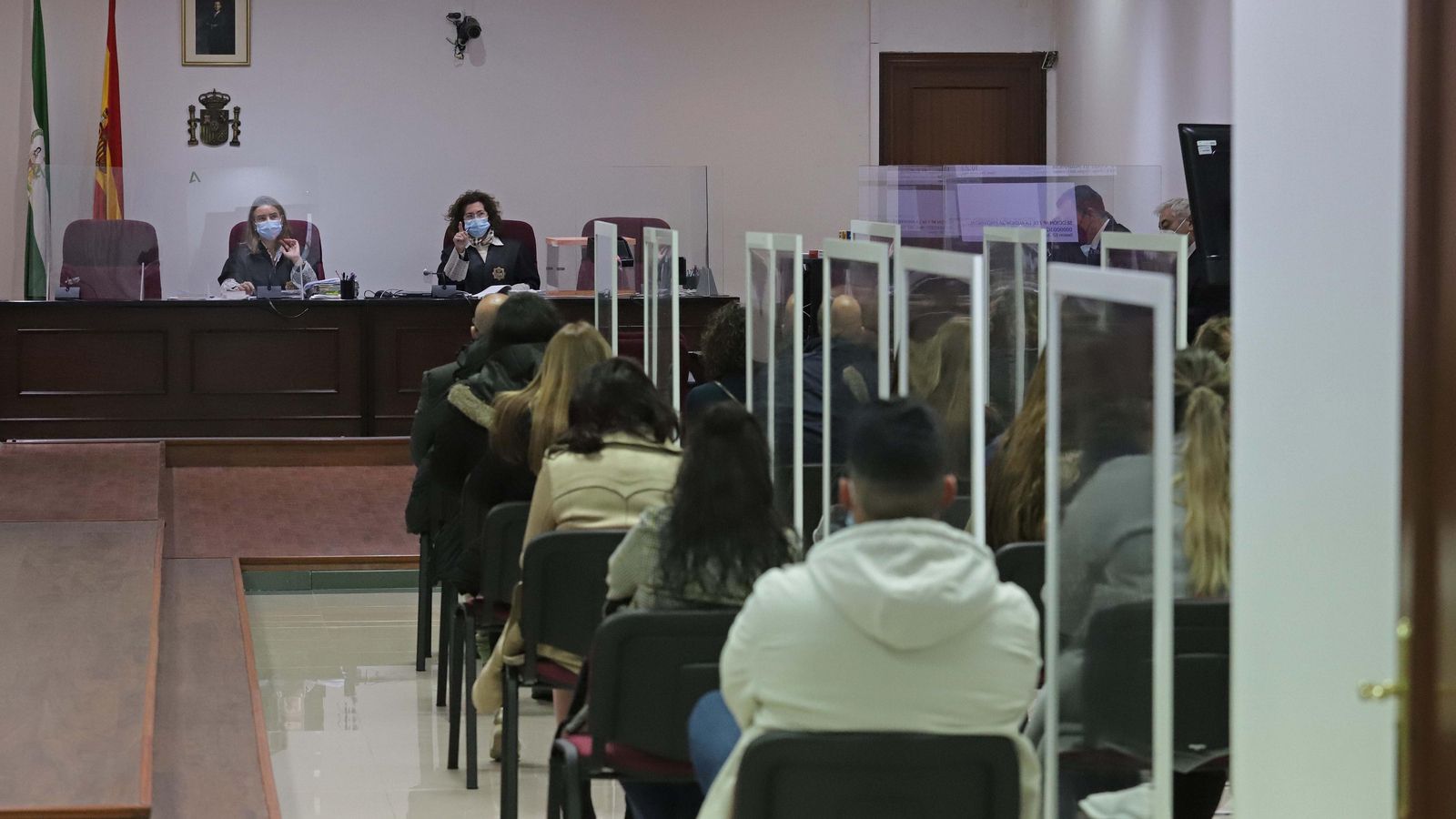 El juicio por la muerte de Manuel Mancilla, en abril de 2022.