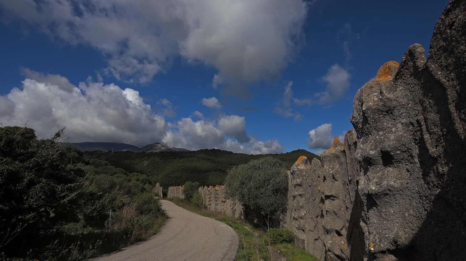 Carretera de Las Pantallas en Algeciras