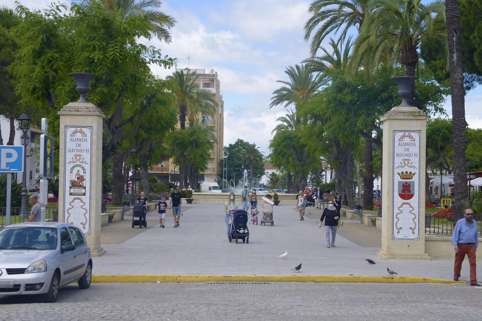 Una imagen del paseo de San Roque.