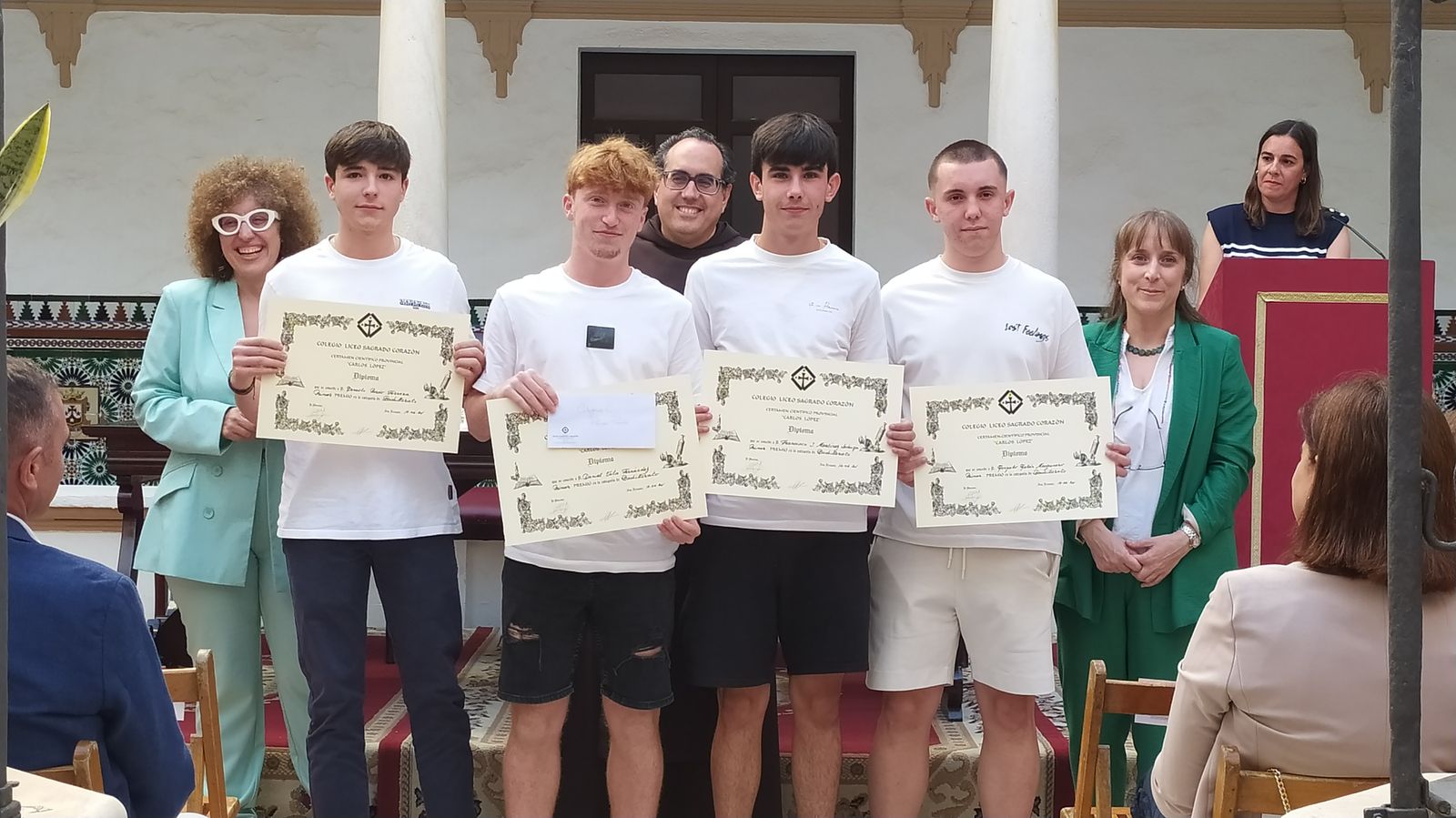 Entrega de premios del certamen Carlos López, en el Liceo de San Fernando