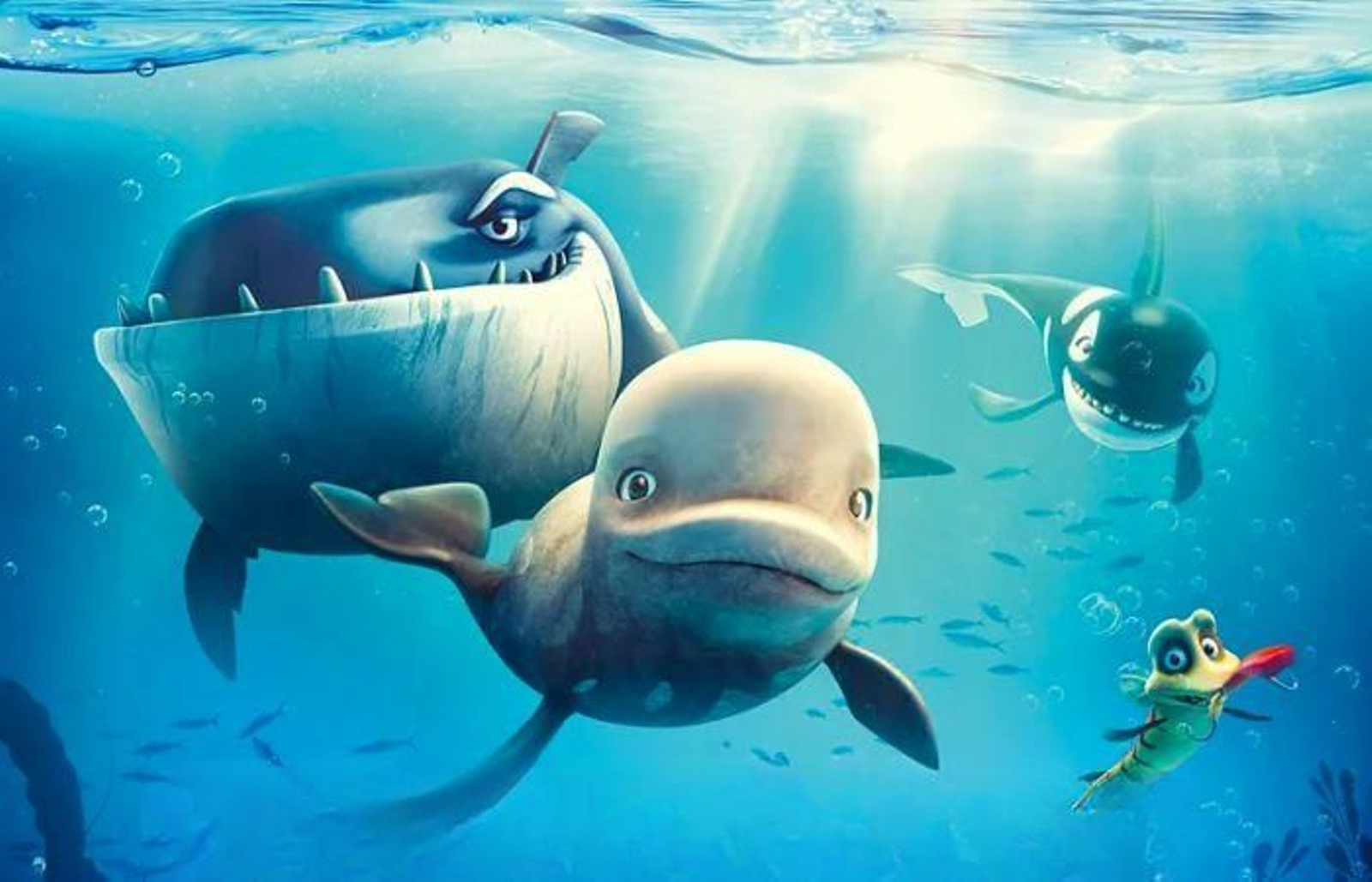 Fotograma de Katak, la pequeña ballena.