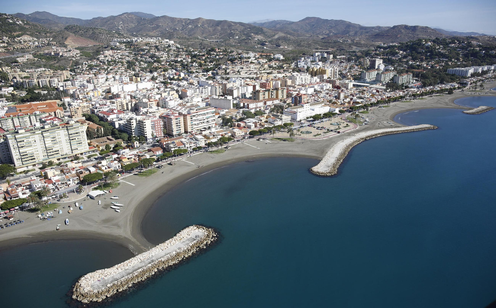 Vista aérea de El Palo.