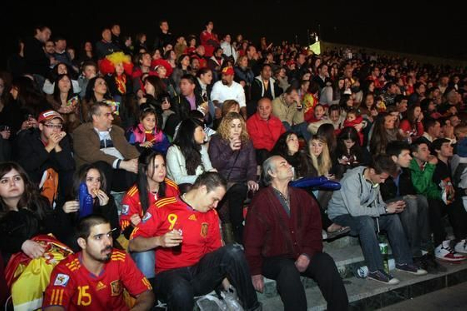 Los aficionados de la selección se volcaron con los jugadores en Granada.

Foto: Maria de la Cruz / Lucia Rivas
