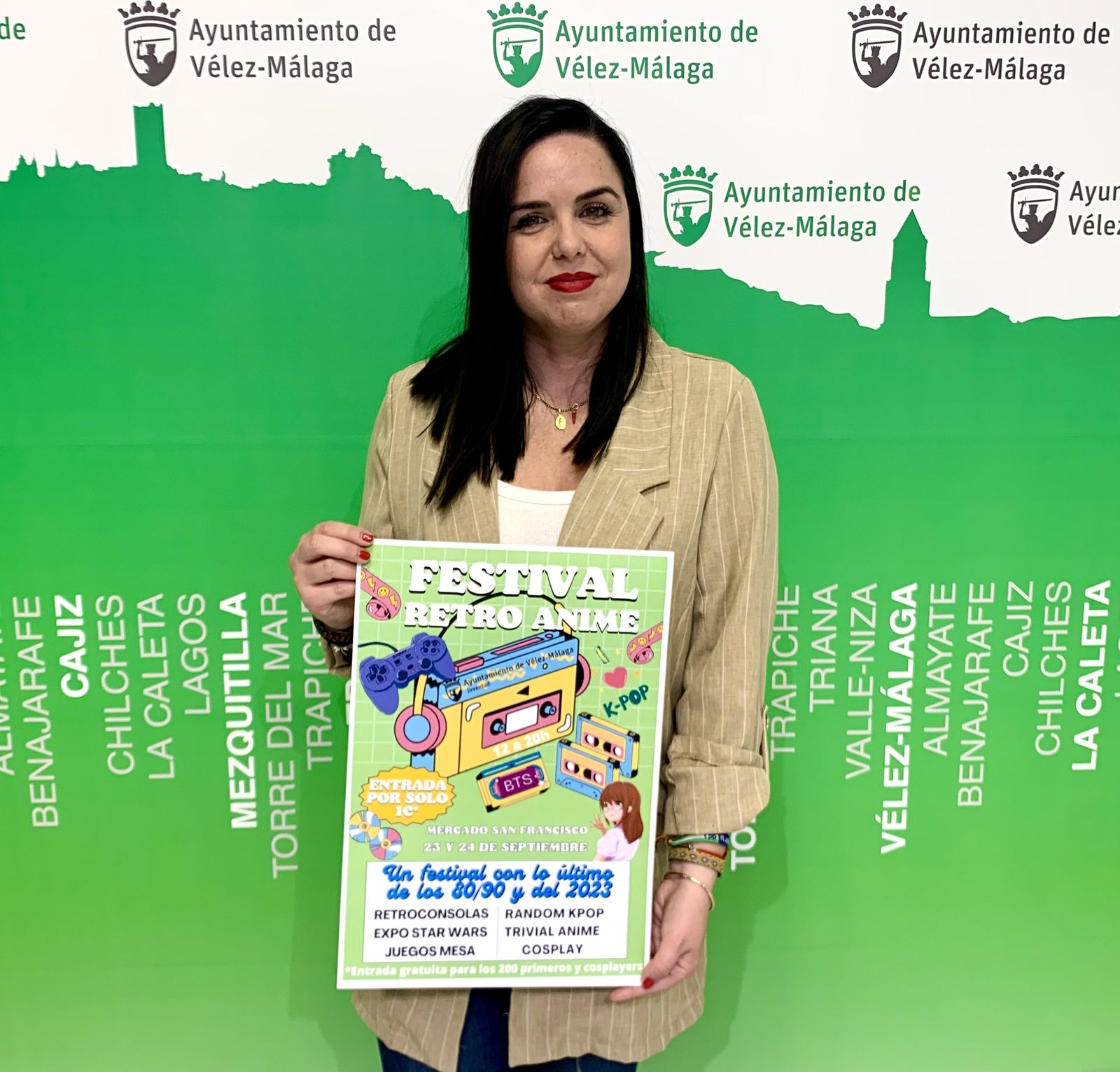 Presentación del 'Festival Retro Anime' en Vélez-Málaga