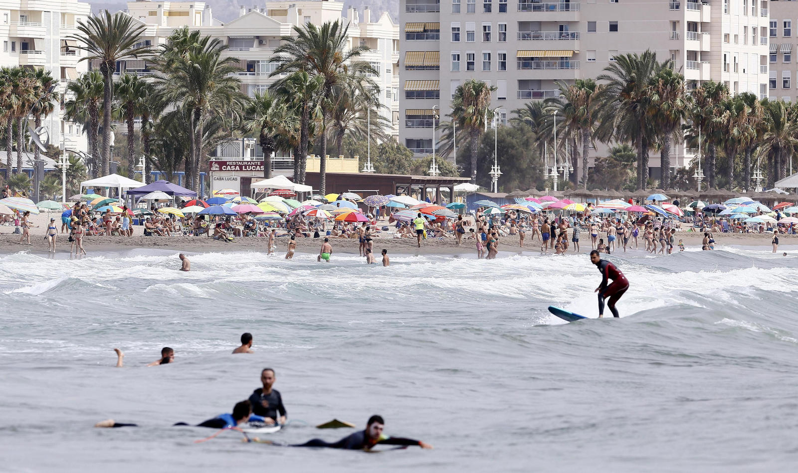 La playa de La Misericordia.