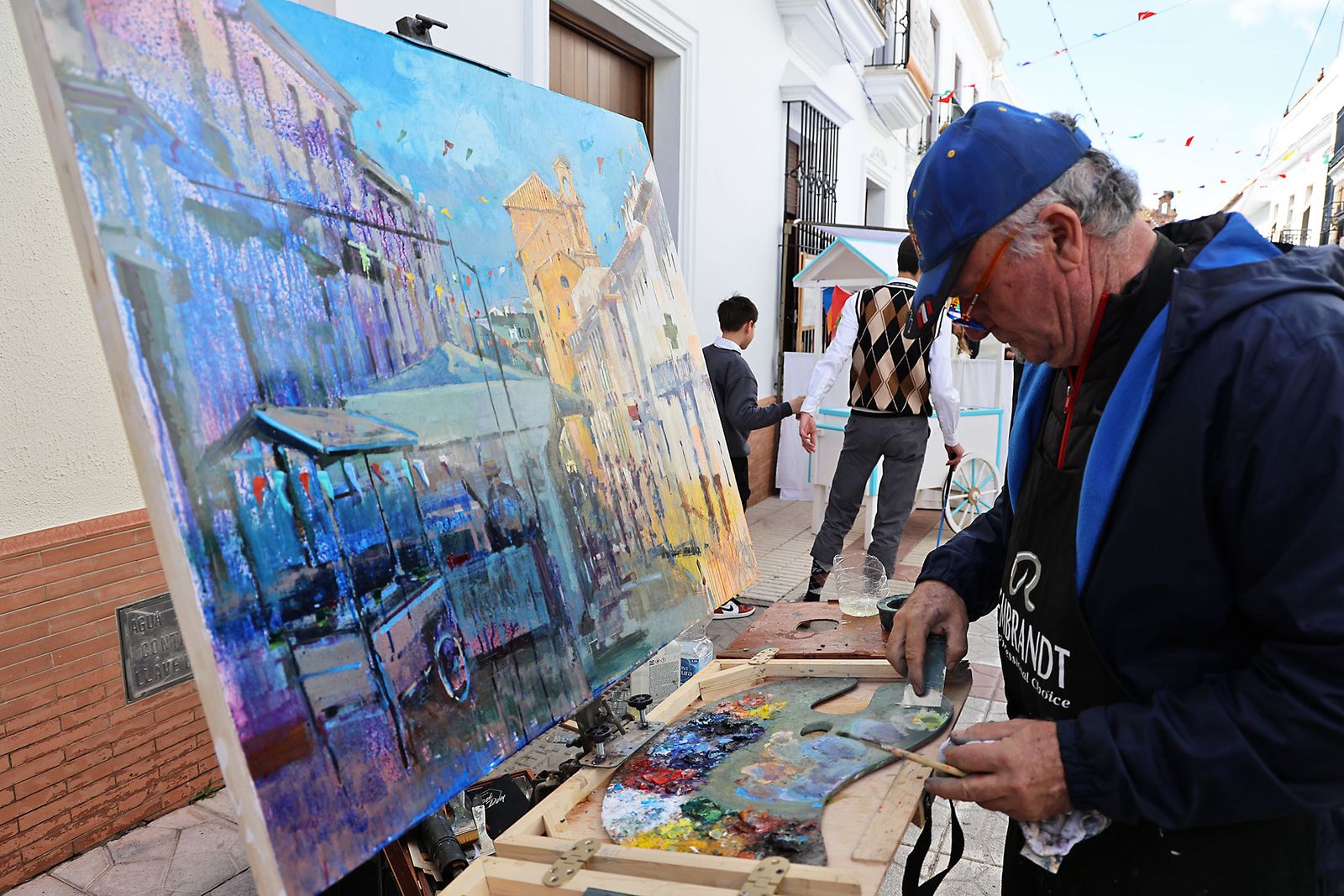 Imágenes del ambiente en la Feria de Época 1900 de Moguer