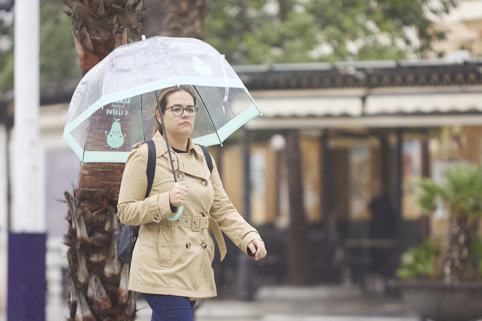 En Cádiz ha habido momentos de lluvia, pero lo que más se ha notado ha sido el fuerte viento