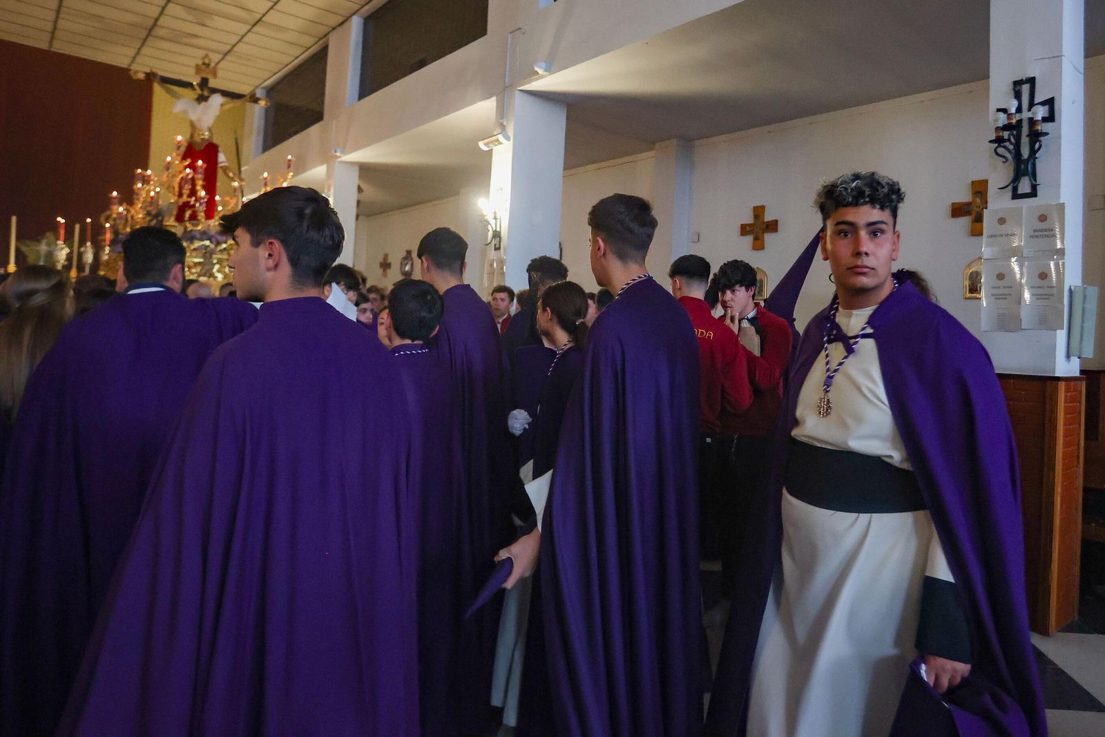 Así vivió la Hermandad de la Sagrada Lanzada la suspensión de su Estación de Penitencia 2025