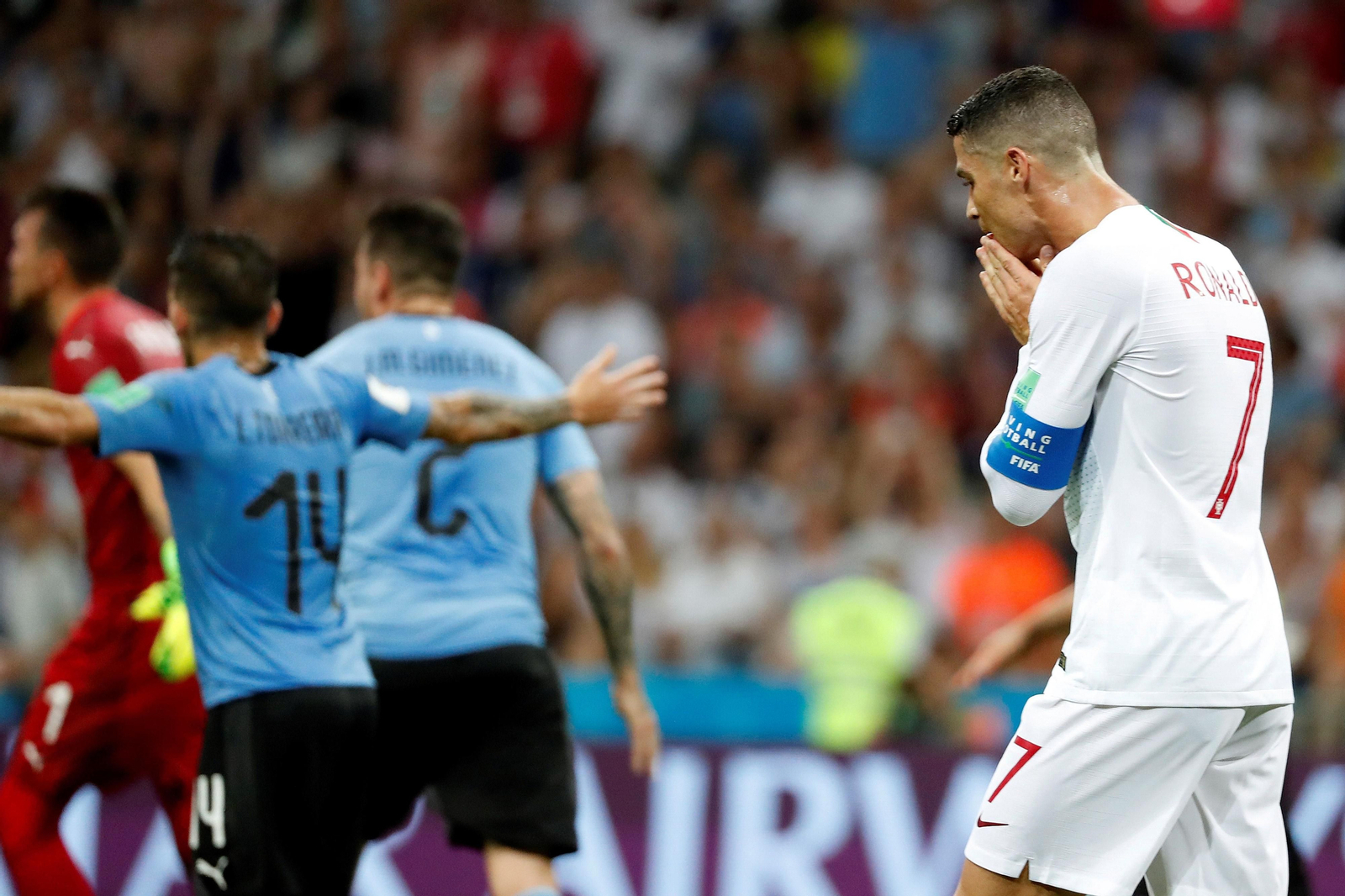 Las imágenes del Uruguay-Portugal