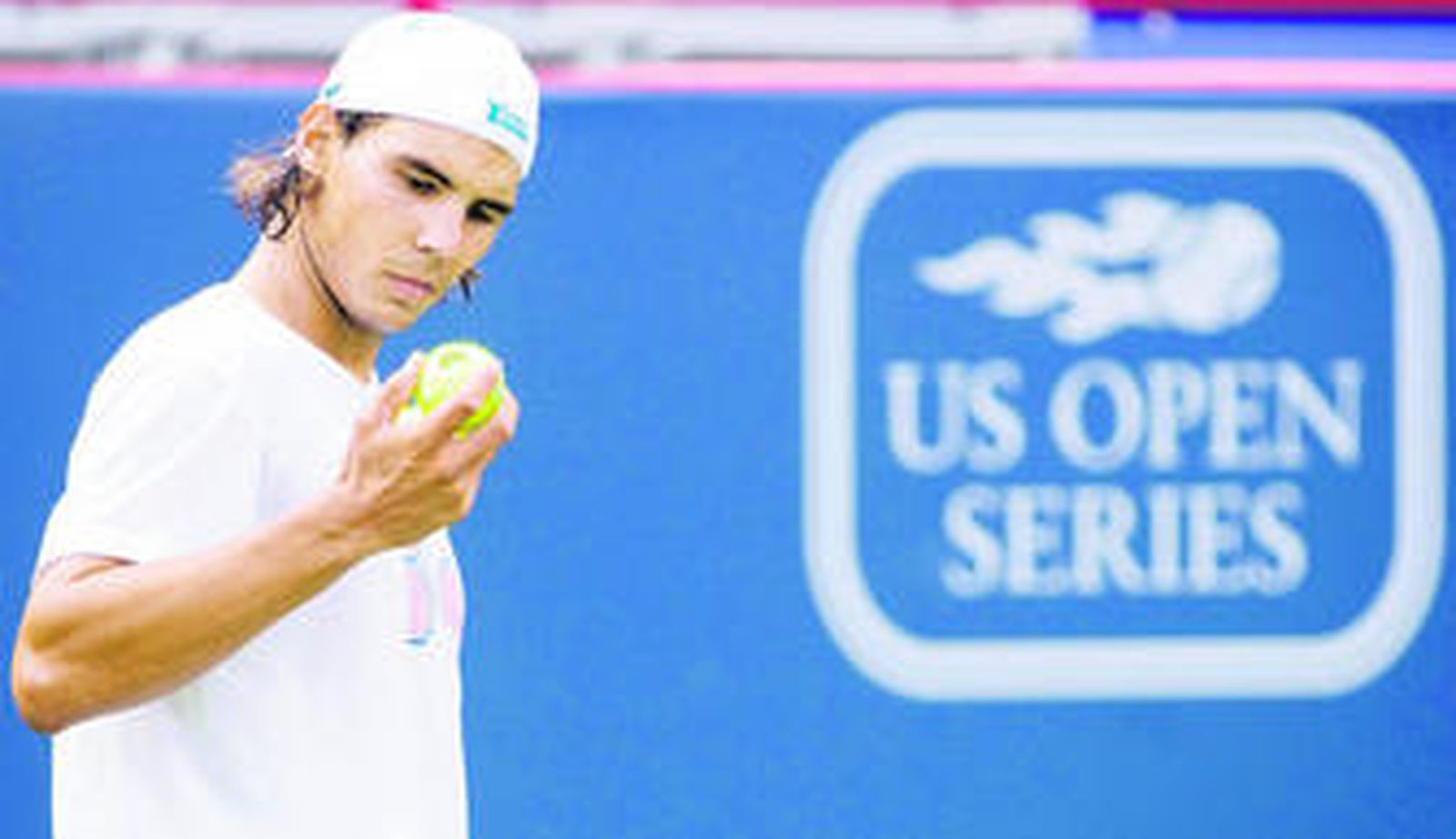 Rafael Nadal, durante un entrenamiento en Montreal.