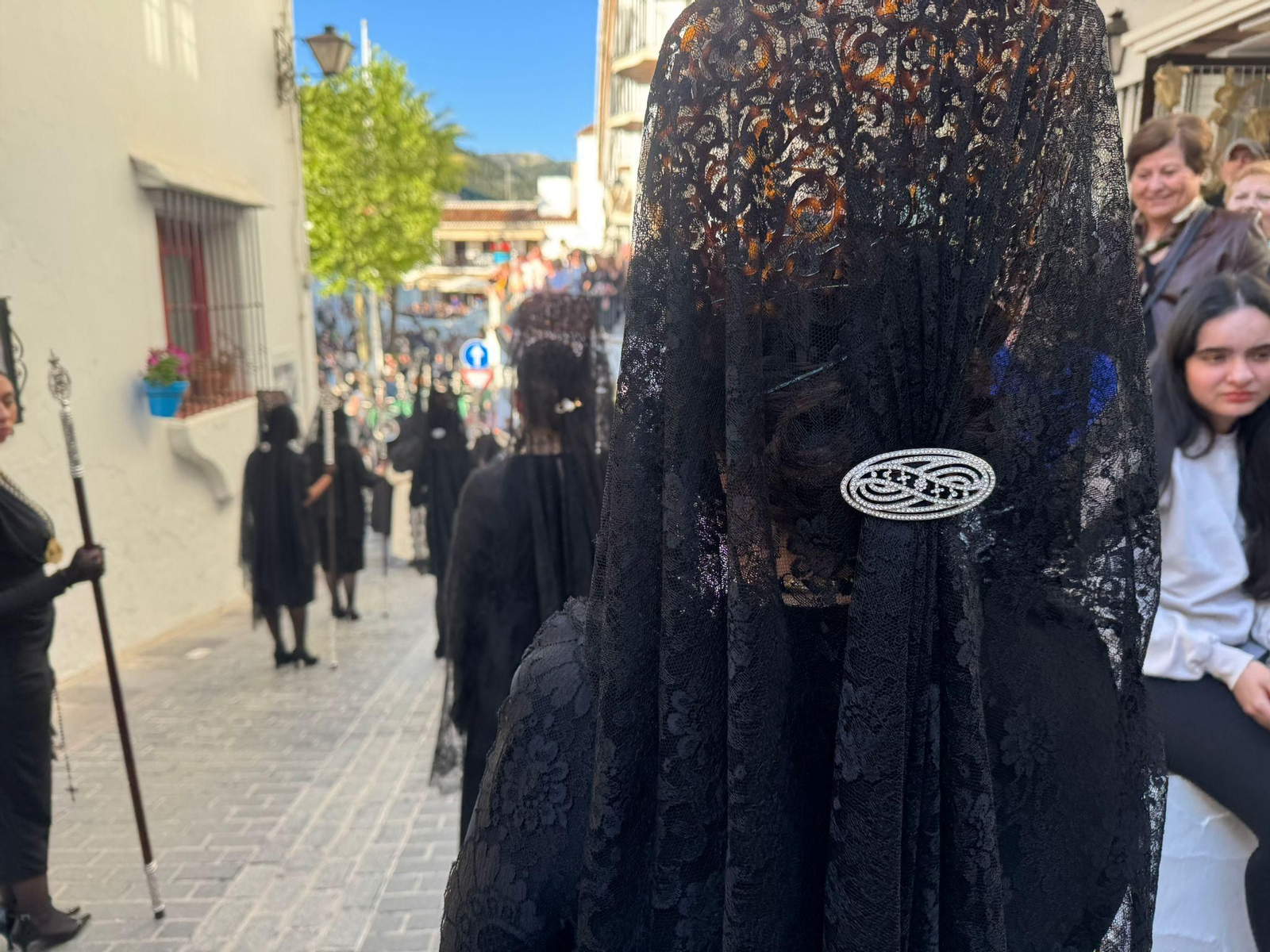 El Cristo de la Paz y el Yacente el Viernes Santo en Mijas, en imágenes