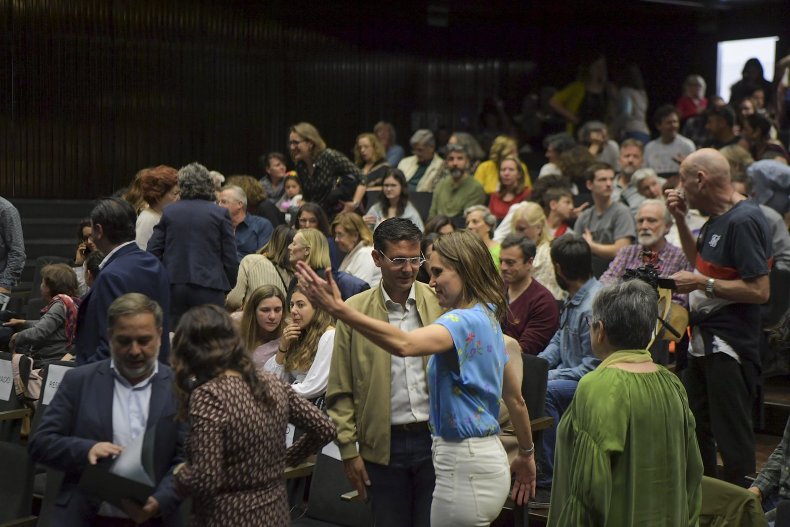 Francisco Cuenca, durante el acto de las Escuelas Municipales