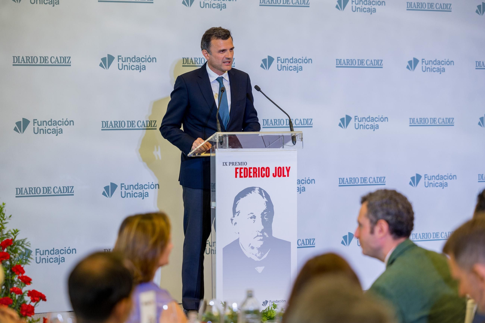 Las imágenes de la entrega del IX Premio Federico Joly a José Bohórquez Mora-Figueroa en Cádiz